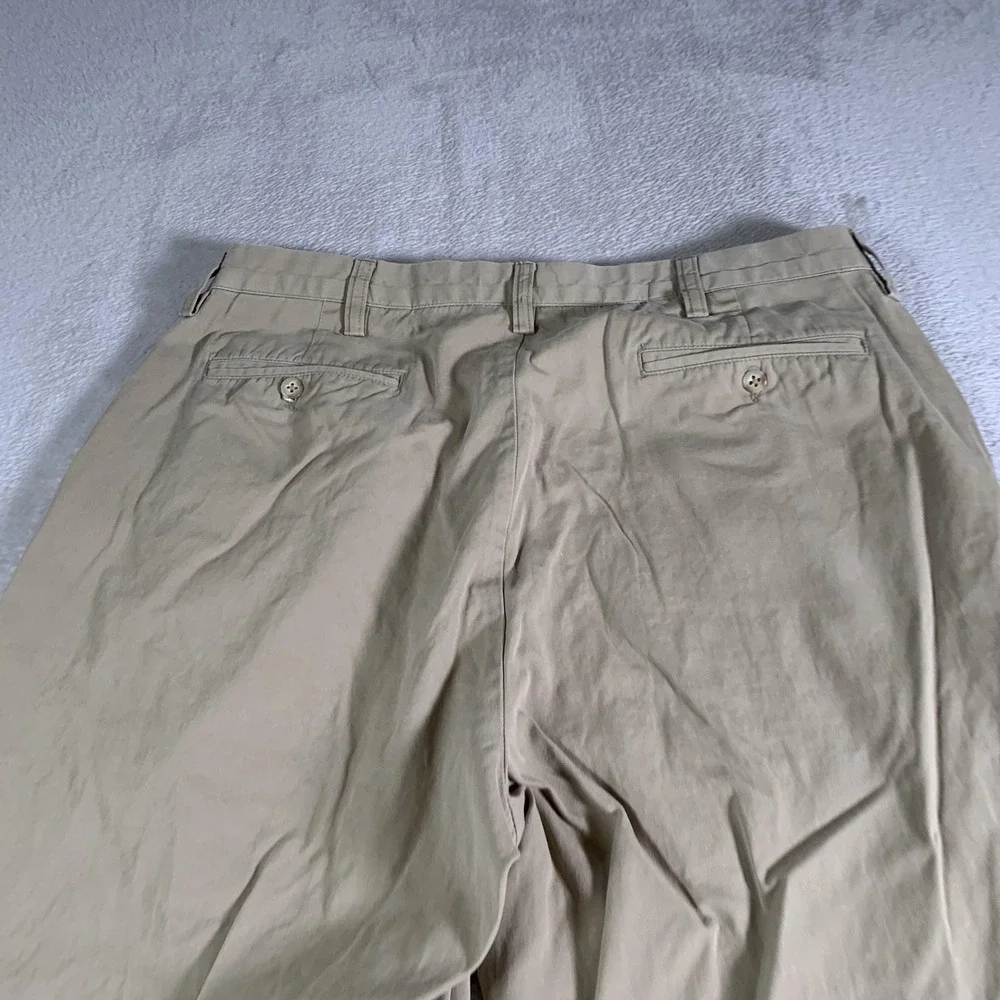 Polo Ralph‎ Lauren Pants Mens 34x30 Khaki Beige Cotton Chino Straight Leg Casual